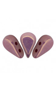 Amos par Puca® beads Opaque mix violet-gold ceramic 03000-14496